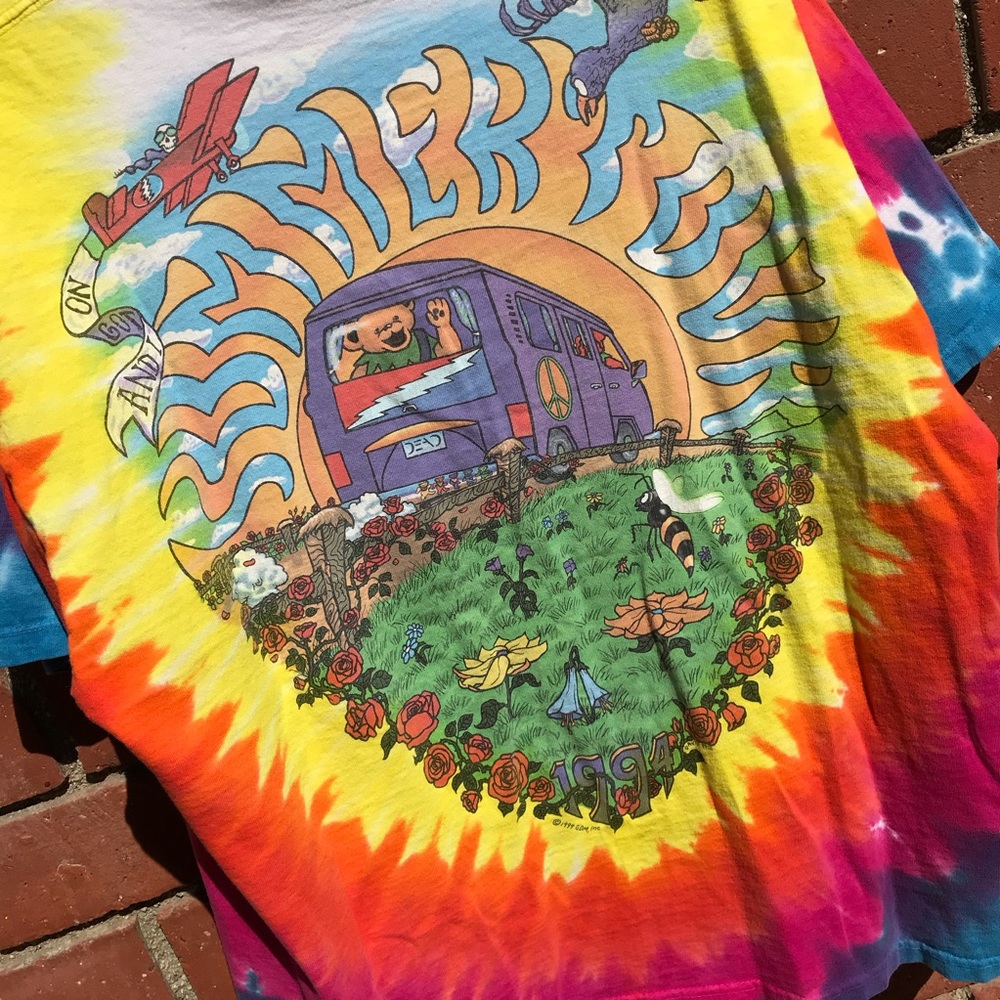 🚫SOLD Original ‘94 Grateful Dead GDM Tie-Dye Tee - Picture 6 of 8